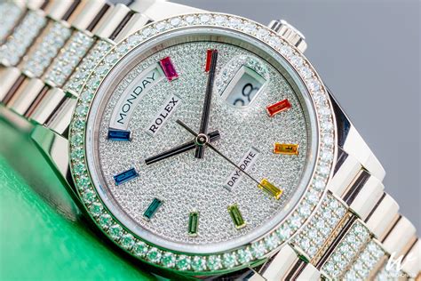rolex rainbow daydate